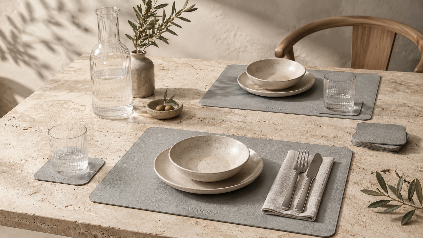 Rechthoekige placemats