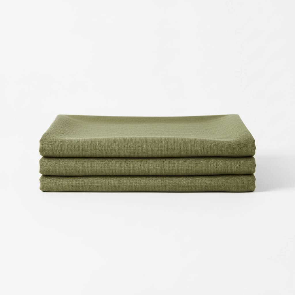 VIVORA Tafelkleed – Premium Polyester Tafellaken – 140×180 cm – Olive Green – Waterafstotend & Uitwasbaar