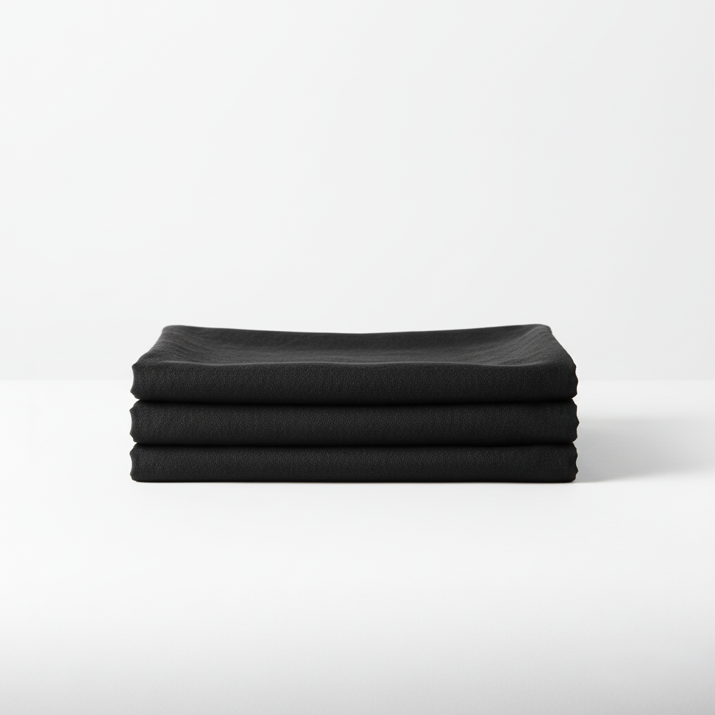 VIVORA Tafelkleed – Premium Polyester Tafellaken – 140×180 cm – Onyx Black – Waterafstotend & Uitwasbaar